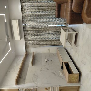 Living Room in 3 BHK Apartment at Satellite Tower, Goregaon East – for Rent