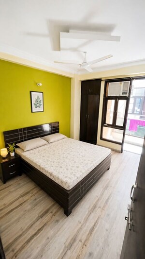 Bedroom in 2 BHK Builder Floor at Chattarpur – for Rent