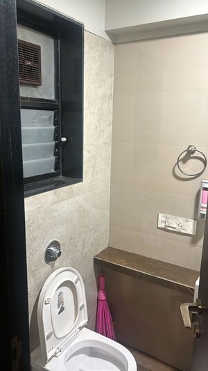 Bathroom in 1 BHK Apartment at Brahmanand CHS Vile Parle East, Vile Parle East – for Rent