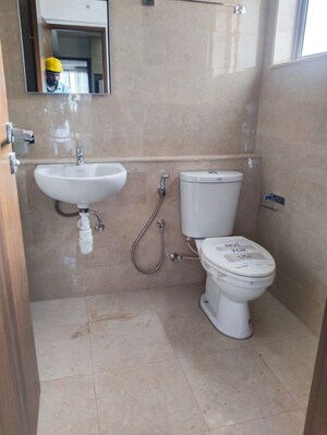 Bathroom in 4 BHK Apartment at Sheth Avalon Phase 2, Laxmi Nagar – for Sale