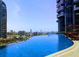Swimming Pool in 4 BHK Apartment at Lodha Trump Tower, Worli – for Rent