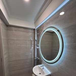 Bathroom in 1 BHK Apartment at Crescent Silverwoods, Powai – for Rent