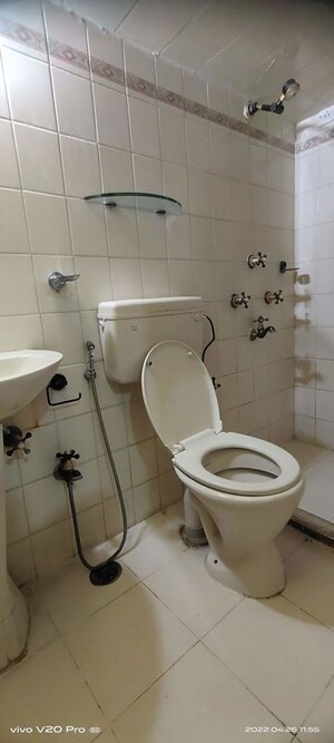 Bathroom in 2.5 BHK Apartment at Emma Towers, Chembur – for Rent