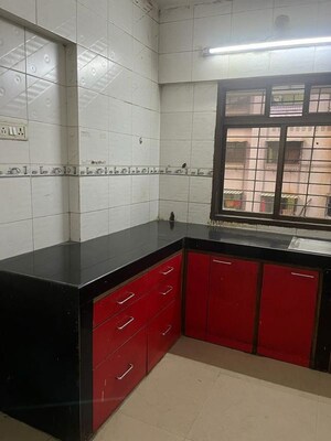 Kitchen in 2 BHK Apartment at Unnati Tower Kharghar, Kharghar – for Rent
