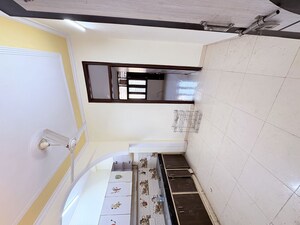 Kitchen in 1 BHK Builder Floor at Khirki Extension – for Rent