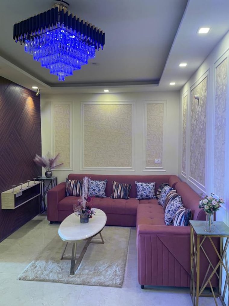 Living Room, aura-homes 3 Bedroom 1625 Sq.Ft. Apartment In Patiala Road Zirakpur 10384324