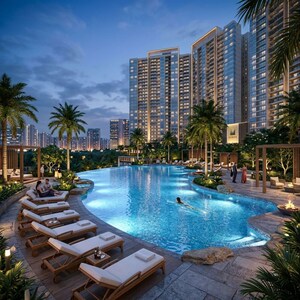 Swimming Pool in 3 BHK Apartment at Sobha Crescent, Sector 63a – for Sale