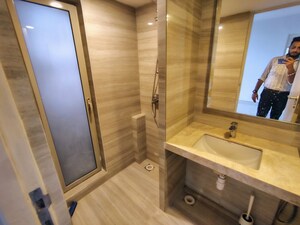 Bathroom in 2 BHK Apartment at Hiranandani Estate Alina, Ghodbunder Road – for Rent