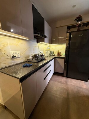 Kitchen in 3 BHK Apartment at Amrapali Kingswood, Sector 4 Greater Noida – for Rent