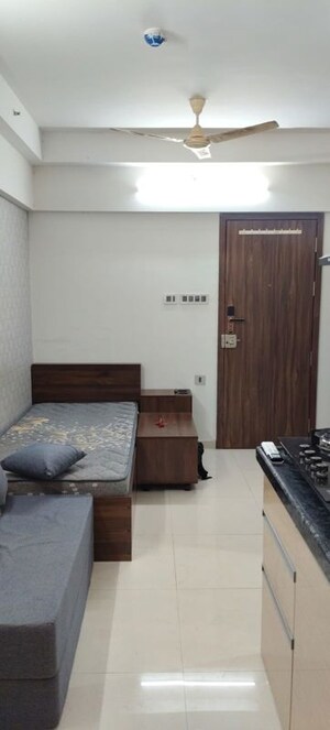 Living Room in Studio Apartment at Bramhacorp Smart, Wadgaon Sheri – for Rent