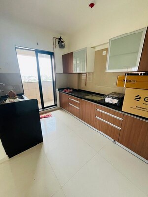 Kitchen in 3 BHK Apartment at Bhojwani The West Ford, Pimple Saudagar – for Sale