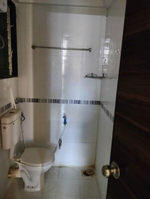 Bathroom in 1 BHK Apartment at Damji Shamji Mahavir Kalpavruksha Wing J Phase 2, Thane West – for Rent