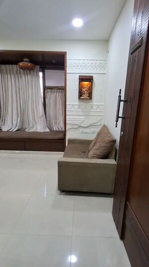 Living Room in 1 BHK Apartment at Vaikunth CHS, Chembur – for Sale