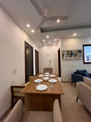 Dining area in 3 BHK Builder Floor at Sector 26 – for Rent