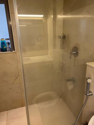 Bathroom in 4 BHK Apartment at Kasturi Epitome, Wakad – for Rent