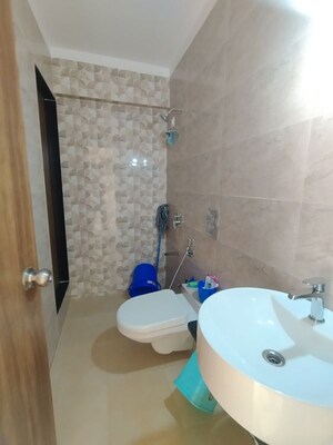 Bathroom in 2 BHK Apartment at Mahavir Square, Manpada – for Sale