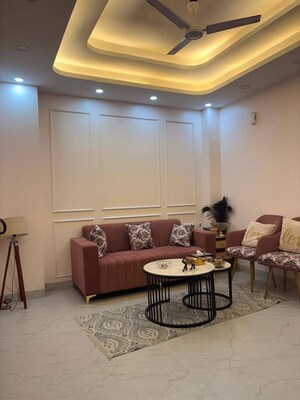 Living Room in 3 BHK Builder Floor at Omaxe Designer Villas Mayfield Garden, Sector 51 – for Rent