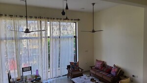 Living Room in 3.5 BHK Builder Floor at Peninsula Ashok Beleza Apartments, Alto Betim Porvorim – for Rent