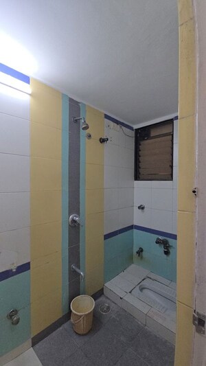 Bathroom in 2 BHK Apartment at Neelsiddhi Residency, Sector 11 Kopar Khairane – for Rent
