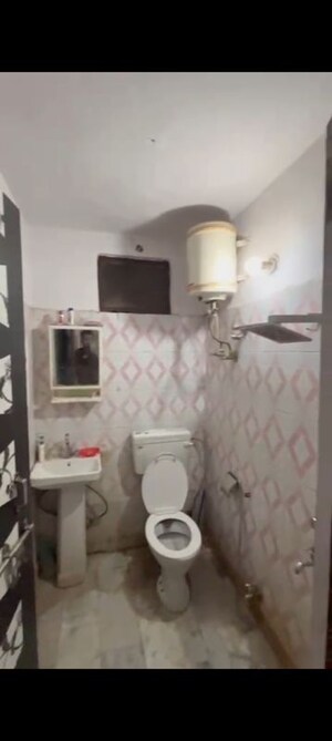 Bathroom in 2 BHK Builder Floor at Mehrauli – for Rent
