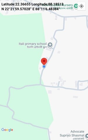  Independent House – Map Location View at Barahanagar - for Sale