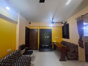 Living Room in 2 BHK Apartment at Lodha Paradise, Majiwada – for Rent