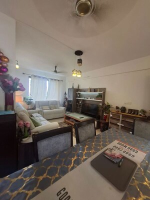 Living Room in 2 BHK Apartment at Lodha Paradise, Majiwada – for Rent