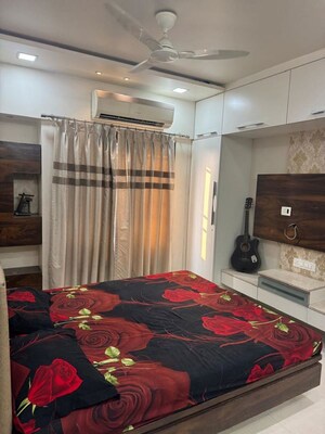 Bedroom in 3 BHK Apartment at Kishor Bhagwati Aashiyana, Pashan – for Rent