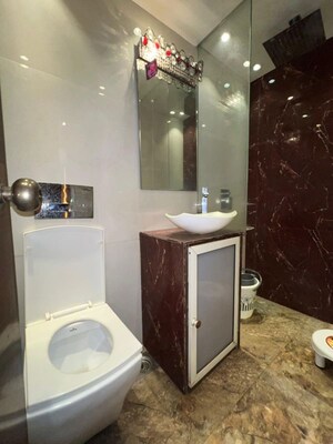 Bathroom in 2 BHK Apartment at Lokhandwala Complex – for Rent