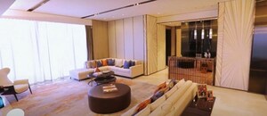 Living Room in 4 BHK Apartment at K Raheja Artesia, Worli – for Rent