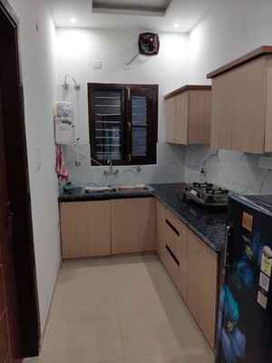 Kitchen in 3 BHK Builder Floor at Guru Nanak Enclave, Dhakoli – for Rent