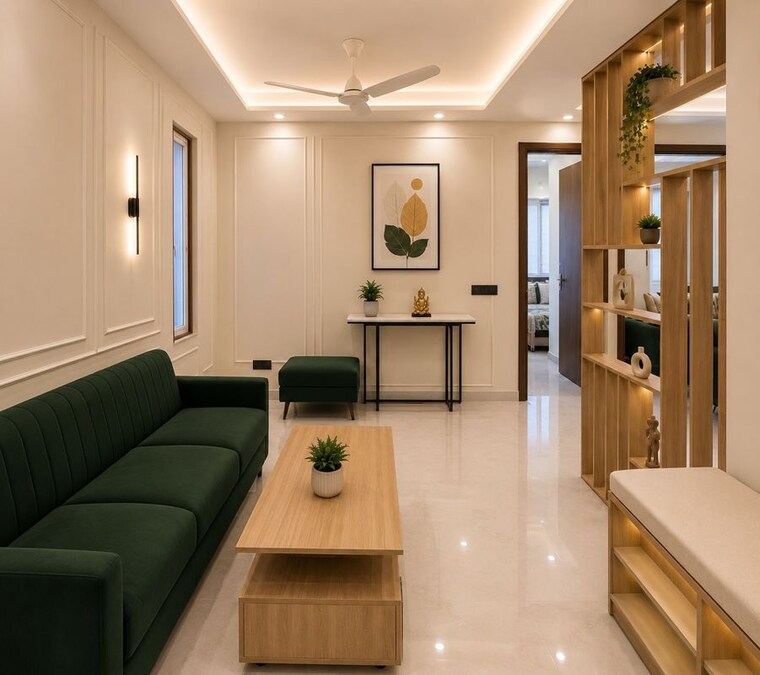Living Room, sector 46 2 Bedroom 1250 Sq.Ft. Builder Floor In Sector 46 Gurgaon 10384650