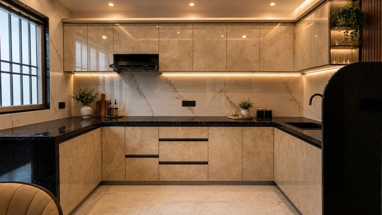 Kitchen, sector 46 2 Bedroom 1250 Sq.Ft. Builder Floor In Sector 46 Gurgaon 10384650