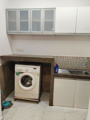 Bathroom in 4 BHK Apartment at Nahar F Residences, Balewadi – for Rent