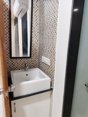 Bathroom in 4 BHK Apartment at Nahar F Residences, Balewadi – for Rent