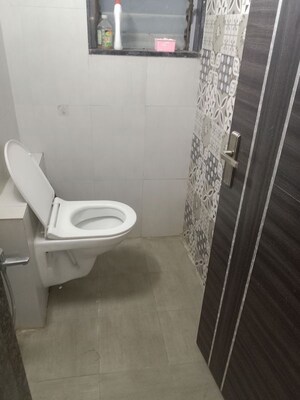 Bathroom in 1 BHK Apartment at Ornate Galaxy, Naigaon East – for Rent
