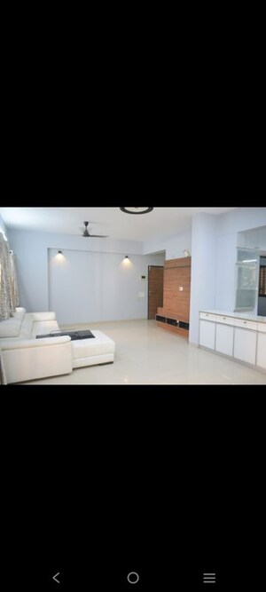 Living Room in 3 BHK Apartment at Gala Luxuria, South Bopal – for Rent