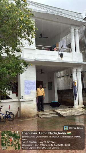  Independent House – Entrance View at Oothukkadu - for Sale