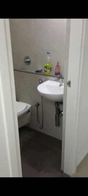 Bathroom in 3 BHK Apartment at Goyal Orchid Valley, Shela – for Rent