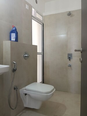 Bathroom in 1 BHK Apartment at Puranik City Reserva, Ghodbunder Road – for Rent