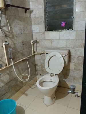 Bathroom in 2.5 BHK Apartment at Sandesh Nagar – for Rent