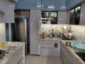 Kitchen in 3 BHK Apartment at Prarthna Heights, Parel – for Rent