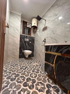 Bathroom in 3 BHK Apartment at Chattarpur – for Sale
