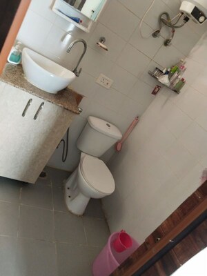 Bathroom in 3 BHK Apartment at KLJ Greens, Sector 77 – for Rent