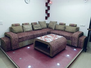 Living Room in 3 BHK Apartment at SRS Royal Hills, Sector 87 – for Rent