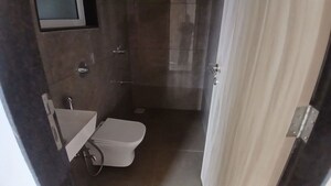 Bathroom in 1 BHK Apartment at Mahaveer Solitaire Edge, Kandivali East – for Rent