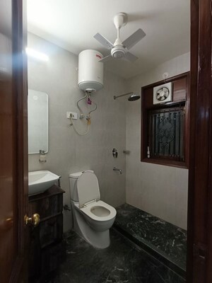 Bathroom in 4 BHK Builder Floor at Greater Kailash ii – for Rent