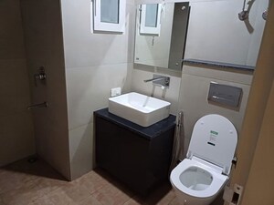 Bathroom in 3 BHK Apartment at SAV Gulnaar Meadows, Ambala Highway – for Rent