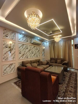 Living Room in 3 BHK Apartment at Omaxe Residency, Gomti Nagar – for Sale
