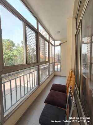 Balcony in 3 BHK Apartment at Omaxe Residency, Gomti Nagar – for Sale